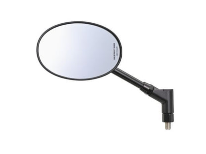 Hi-Viz Mirror, Turner Type, Oval, Low Type, Black, M10 Standard Thread, Universal Left/Right, 1 piece