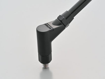 Hi-Viz Mirror, Turner Type, Oval, Low Type, Black, M10 Standard Thread, Universal Left/Right, 1 piece