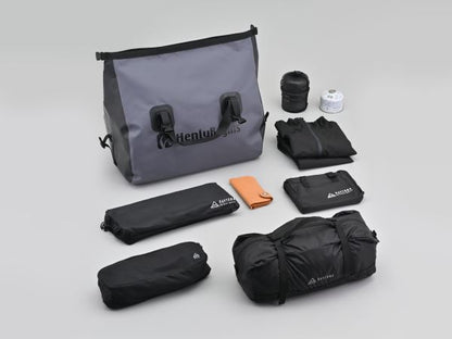 DH-767 防水シートバッグ グレー 60L