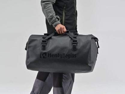 DH-772 防水シートバッグ ブラック 40L