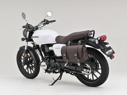 DHS-56 サドルバッグ インナー防水 ブラウン プレーン 9L