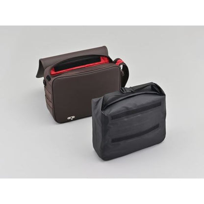 DHS-57 サドルバッグ インナー防水 ブラウン 12L