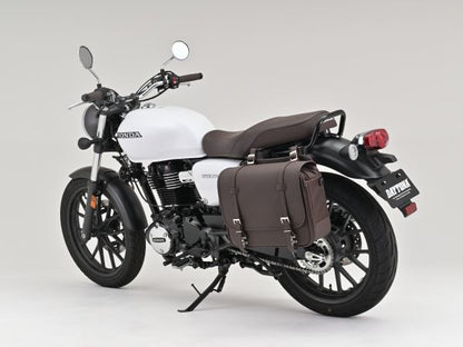 DHS-58 サドルバッグ インナー防水 ブラウン プレーン 18L