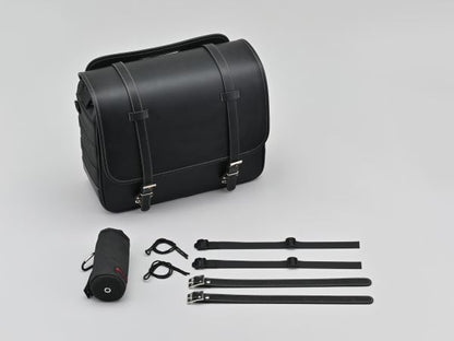 DHS-59 サドルバッグ インナー防水 ブラック プレーン 22L