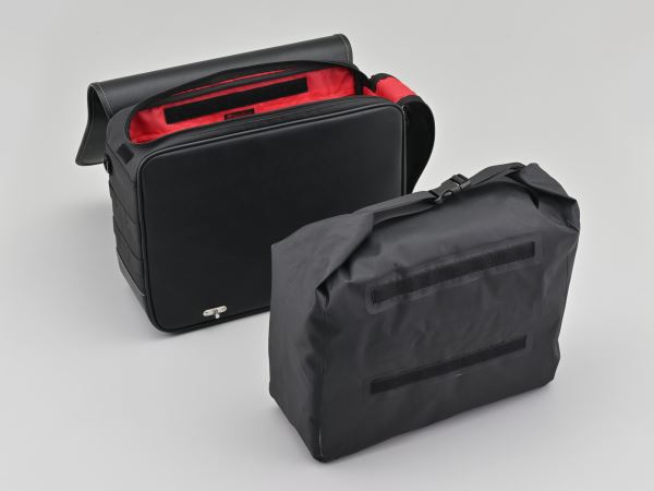 DHS-59 サドルバッグ インナー防水 ブラック プレーン 22L