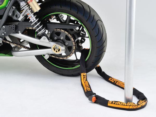 ストロンガーロックセット Φ8チェーンロック2.0+コンパクトディスクロック