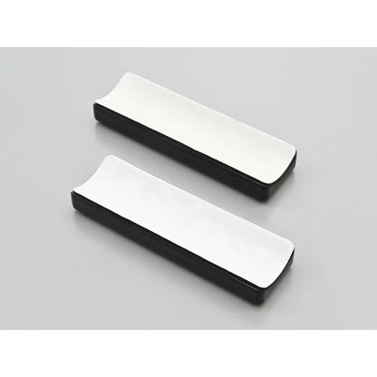 ユニバーサルリフレクター レクタングル 両面テープ貼付 アンバー 側方反射器/フォークマウント(M) 1個入り