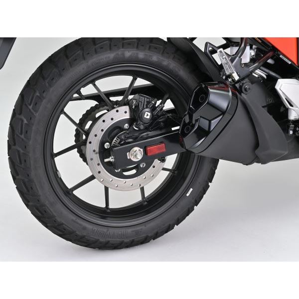 ユニバーサルリフレクター レクタングル 両面テープ貼付 レッド 後方反射器/フラット 1個入り