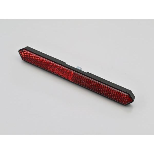 ユニバーサルリフレクター スリムポインテッド M5ボルト取付 レッド 後方反射器 1個入り