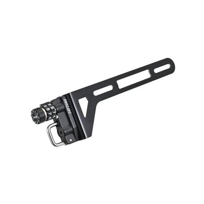 ダイヤルヘルメットホルダー ナンバープレートクランプタイプ/左側