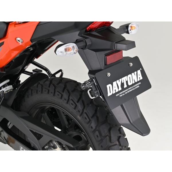 ダイヤルヘルメットホルダー ナンバープレートクランプタイプ/左側