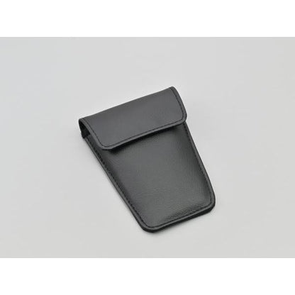 小物入れ付きレザータンクパッド ブラック H165mm×W122mm プレーン