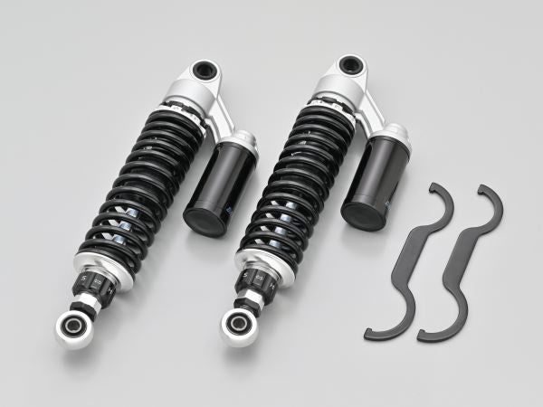 Adjustable Rear Shock, Silver Body/Black Spring