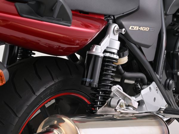 Adjustable Rear Shock, Silver Body/Black Spring