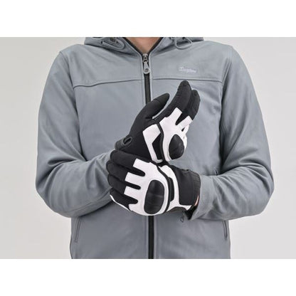DG-014 Mid Flow Winter Gloves Black/White