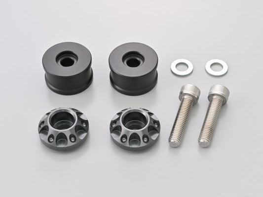 Aluminum Billet Middle Weight Bar Ends Fine Cut M8 Type Gunmetal for Kawasaki Vehicles