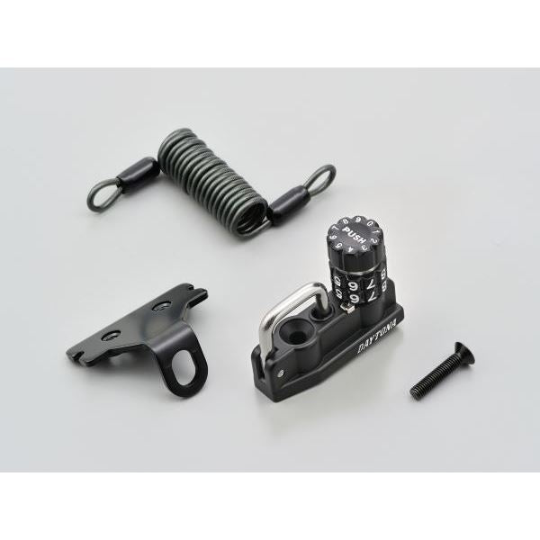 ダイヤルヘルメットホルダー ミラーM10クランプタイプ