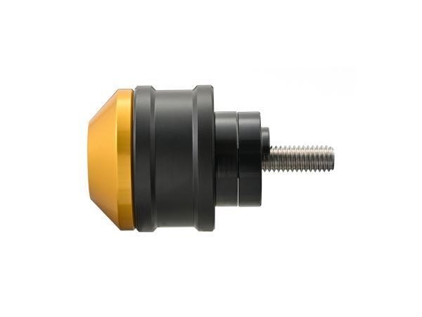 Aluminum Billet Middle Weight Bar Ends High Dish M6 Type Gold for Honda Models