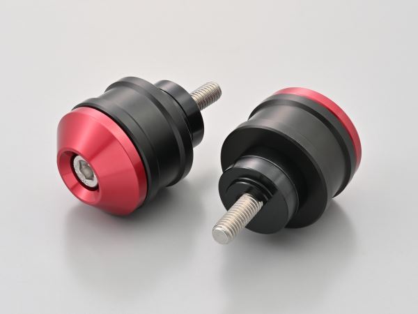 Aluminum Billet Middle Weight Bar Ends High Dish M6 Type Red HONDA vehicles
