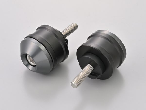 Aluminum Billet Mid Weight Bar Ends High Dish M6 Type Gunmetal for Yamaha