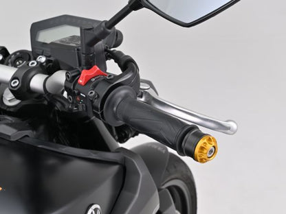 Aluminum Billet Middle-Weight Bar Ends Fine Cut M16 Type Gold for YAMAHA Motorcycles