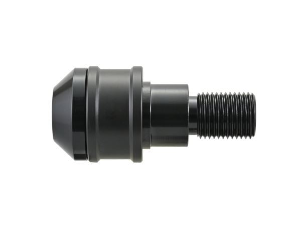 Aluminum Billet Middle Weight Bar End High Dish M16 Type Black for Yamaha