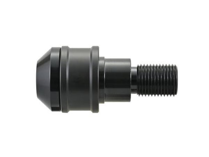 Aluminum Billet Middle Weight Bar End High Dish M16 Type Black for Yamaha