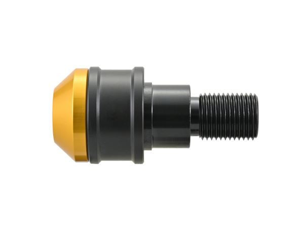 Aluminum Billet Middle Weight Bar Ends High Dish M16 Type Gold for YAMAHA