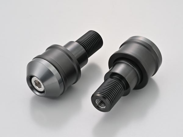 Aluminum Billet Middle Weight Bar Ends High Dish M16 Type Gunmetal for YAMAHA Motorcycles