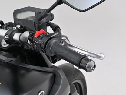 Aluminum Billet Middle Weight Bar Ends High Dish M16 Type Gunmetal for YAMAHA Motorcycles