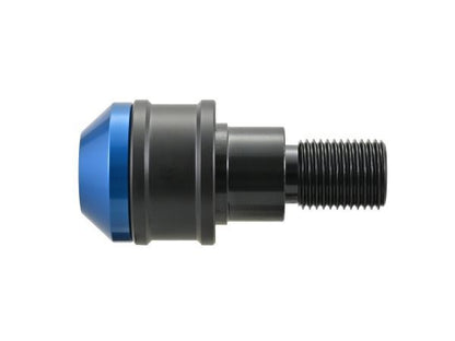 Aluminum Billet Mid-Weight Bar Ends High Dish M16 Type Blue for Yamaha