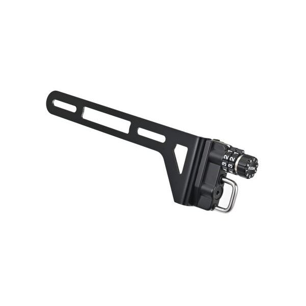 ダイヤルヘルメットホルダー ナンバープレートクランプタイプ 右側