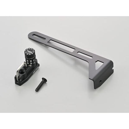 ダイヤルヘルメットホルダー ナンバープレートクランプタイプ 右側