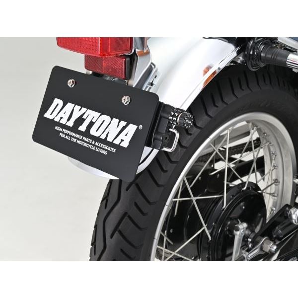 ダイヤルヘルメットホルダー ナンバープレートクランプタイプ 右側