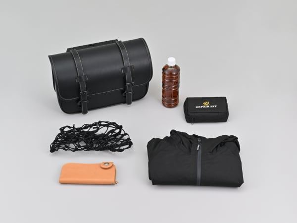 DHS-60 ワンタッチサドルバッグ 9L ブラック H200×W360×D140(mm)