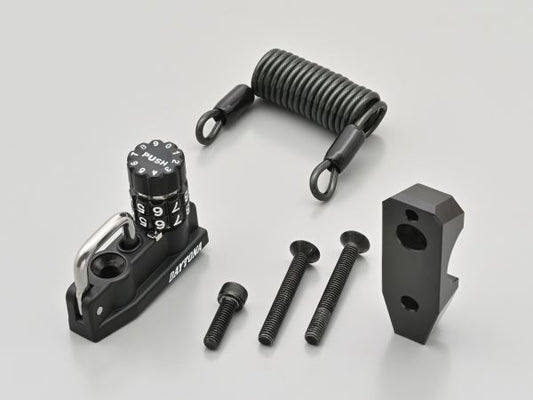 ダイヤルヘルメットホルダー マスターシリンダークランプタイプ 汎用 ダイヤルタイプ