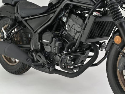 Pipe Engine Guard Lower Matte Black Pipe Diameter Φ25.4 Left and Right Set Rebel250 Rebel250 E-Clutch Rebel250 S Edition Rebel250 S Edition E-Clutch