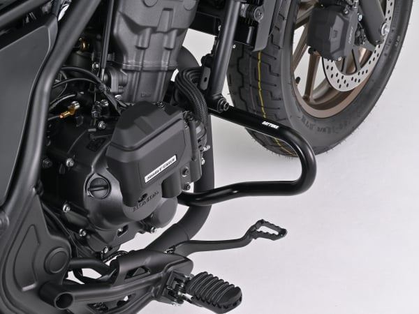 Pipe Engine Guard Lower Matte Black Pipe Diameter Φ25.4 Left and Right Set Rebel250 Rebel250 E-Clutch Rebel250 S Edition Rebel250 S Edition E-Clutch