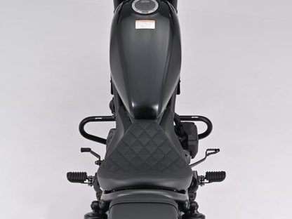 Pipe Engine Guard Lower Matte Black Pipe Diameter Φ25.4 Left and Right Set Rebel250 Rebel250 E-Clutch Rebel250 S Edition Rebel250 S Edition E-Clutch