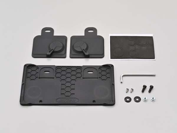 Number Plate Holder with Tag Pocket, 251mm W x 137mm H