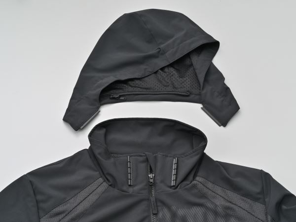 DJ-023 ストリートデュアルパーカー ブラック