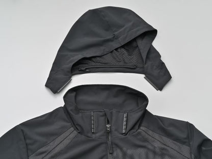 DJ-023 ストリートデュアルパーカー ブラック