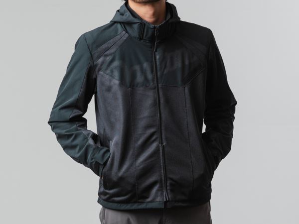 DJ-023 ストリートデュアルパーカー ブラック