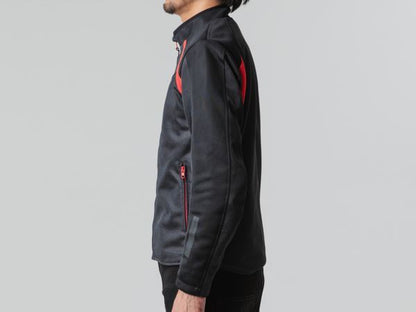 DJ-024 スピードエアメッシュジャケット ブラック/レッド