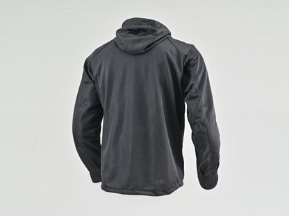 DJ-025 ライトウェイトフルメッシュパーカー ブラック/レッド