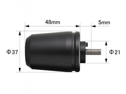 超ヘビーウエイトバーエンド YAMAHA車 M6 384g 左右セット YZF-R3 MT-03 YZF-R25 MT-25 N-MAX155