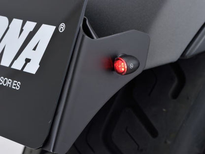 HIGHSIDER プロトンTWO テールランプ一体リアウインカー マットブラック/ライトスモーク レンズ径11mm 2個1セット