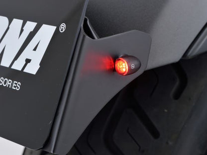 HIGHSIDER プロトンTWO テールランプ一体リアウインカー マットブラック/ライトスモーク レンズ径11mm 2個1セット