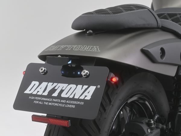 HIGHSIDER プロトンTWO テールランプ一体リアウインカー マットブラック/ライトスモーク レンズ径11mm 2個1セット