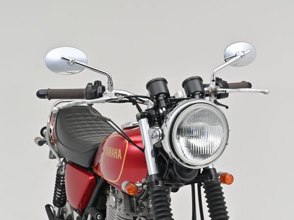 ハイビジミラー ロッドタイプ オーバル ロータイプ クロームメッキ M10正ネジ 左右共通 片側1個入り
